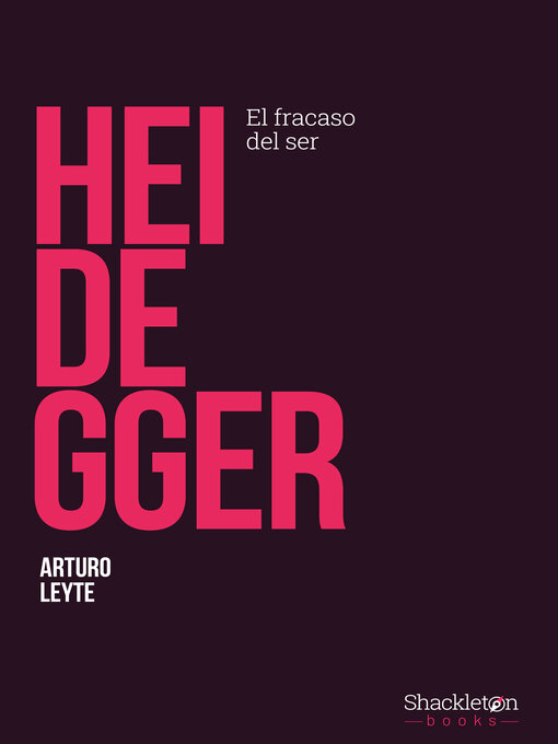Title details for Heidegger by Arturo Leyte - Available
